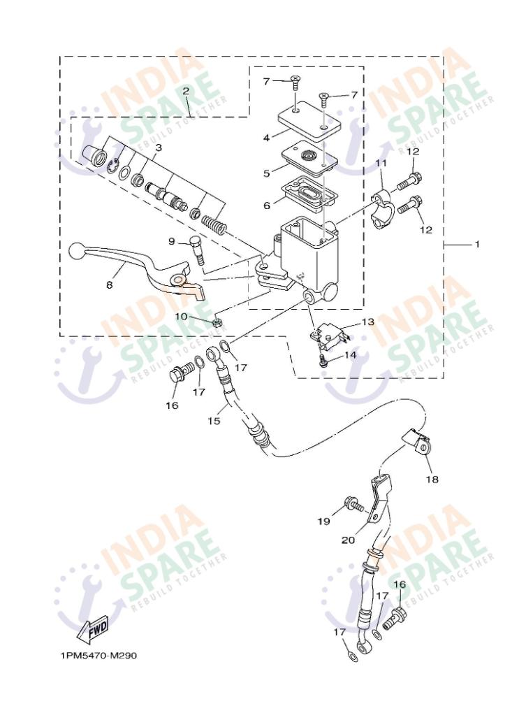 FRONT MASTER CYLINDER